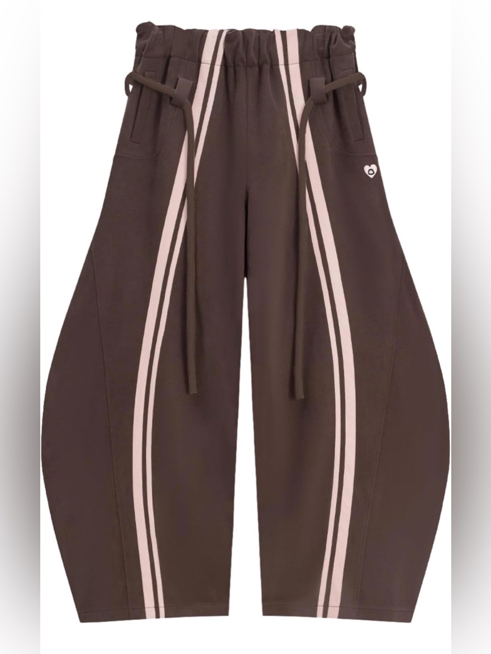 Aelfric Eden Stripe Super Baggy Sweatpants Oversized Barrel Pant XS
